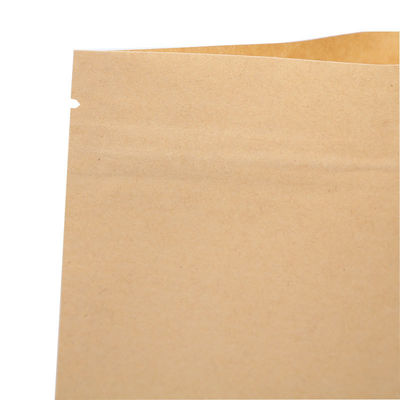 Saco de janela de papel kraft à prova de vazamento e à prova de umidade para embalagens alimentares