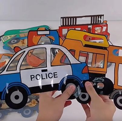 CMYK 4 cores Offest Impresso Saco em forma de escola para embalagens de doces de presente para crianças