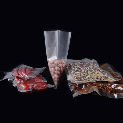 Saco de vácuo laminado de nylon transparente com vedação térmica