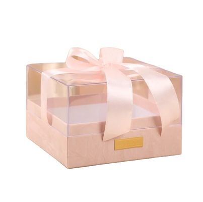 Caixa de embalagem de presente de papel para velas Logotipo personalizado Caixa de armazenamento de acrílico transparente de luxo