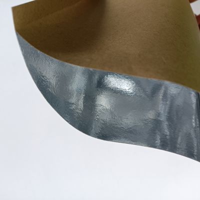 0.14MM Espessura Saco de papel kraft ecológico com folha de alumínio e impressão gravura