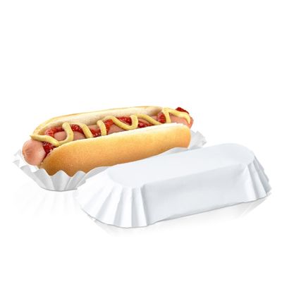 Embalagem descartável para alimentos de 6' Sandwiches com flauta branca hambúrgueres e mais em caixa asséptica