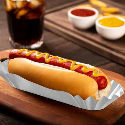 Embalagem descartável para alimentos de 6' Sandwiches com flauta branca hambúrgueres e mais em caixa asséptica