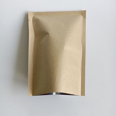 0.14MM Espessura Saco de papel kraft ecológico com folha de alumínio e impressão gravura