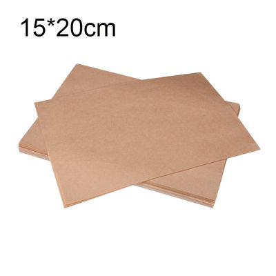 Papel à prova de óleo de polpa de palha para comida para levar Pad Pizza Pad Grill Batatas fritas