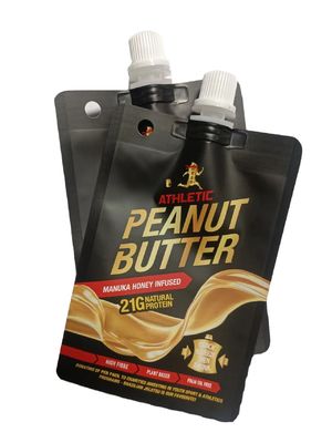 Bolsa de escoamento para bebidas quentes e embalagens de manteiga de amendoim com certificação ASTM CPE PET VA PE