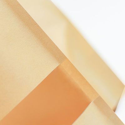 Saco de papel Kraft castanho com ziplock para fácil manuseio e armazenamento