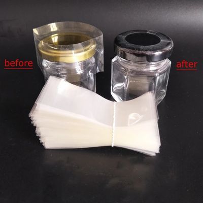 Embalagem em forma de filme transparente para garrafas