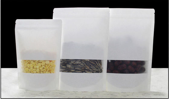 50-200microns espessura Stand up pouch bolsas de papel Kraft para embalagens de sacos de chá