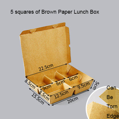 Embalagens personalizadas para lanches Embalagens para fast food Embalagens de cartão kraft para lanches personalizadas Embalagens descartáveis 5 S