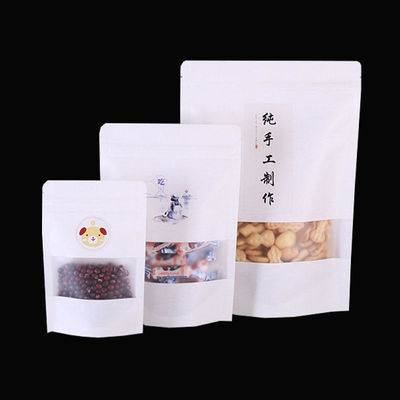 50-200microns espessura Stand up pouch bolsas de papel Kraft para embalagens de sacos de chá