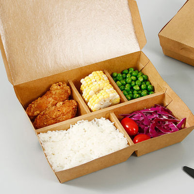 Embalagens personalizadas para lanches Embalagens para fast food Embalagens de cartão kraft para lanches personalizadas Embalagens descartáveis 5 S