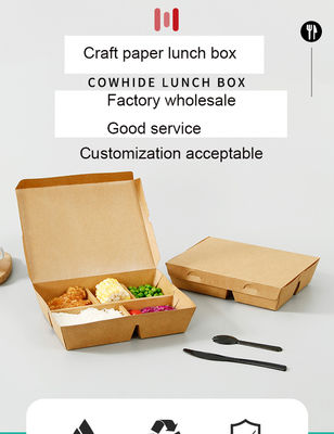 Embalagens personalizadas para lanches Embalagens para fast food Embalagens de cartão kraft para lanches personalizadas Embalagens descartáveis 5 S