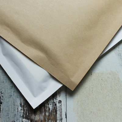 Organismos compostáveis Embalagens biodegradáveis Saco de vácuo de papel de Kraft PLA
