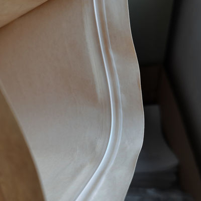 Organismos compostáveis Embalagens biodegradáveis Saco de vácuo de papel de Kraft PLA