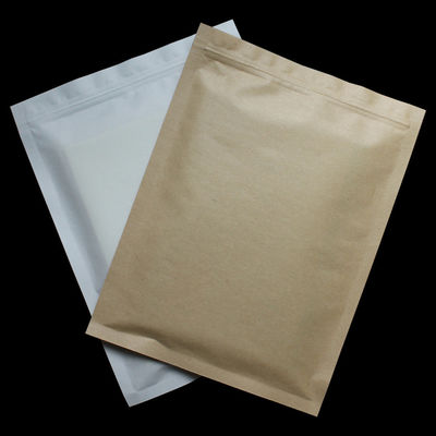 Organismos compostáveis Embalagens biodegradáveis Saco de vácuo de papel de Kraft PLA