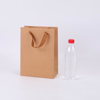 Gravnre Impressão Sacos de papel Kraft recicláveis para produtos domésticos Mercadorias