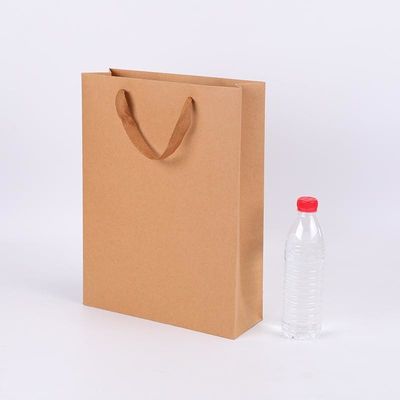 Gravnre Impressão Sacos de papel Kraft recicláveis para produtos domésticos Mercadorias
