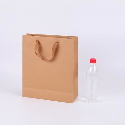 Gravnre Impressão Sacos de papel Kraft recicláveis para produtos domésticos Mercadorias
