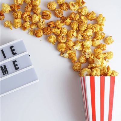 Snack personalizado de pipoca de batata sacos de batatas fritas e batatas fritas Caixas de pão de doces para levar ao cinema
