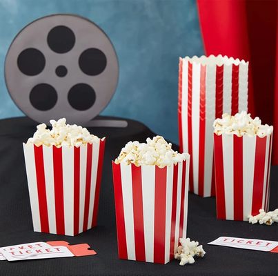 Snack personalizado de pipoca de batata sacos de batatas fritas e batatas fritas Caixas de pão de doces para levar ao cinema