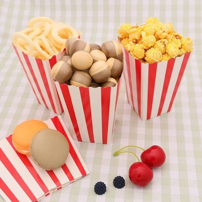 Snack personalizado de pipoca de batata sacos de batatas fritas e batatas fritas Caixas de pão de doces para levar ao cinema