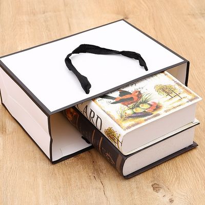 Bolsas de presente personalizadas de luxo Embalagem Bolsa de compras com espessura de exigência do cliente