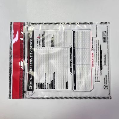 Saco de dinheiro de prova cor personalizada para segurança Saco bancário à prova de adulteração e colectio
