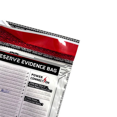 Saco de dinheiro de prova cor personalizada para segurança Saco bancário à prova de adulteração e colectio