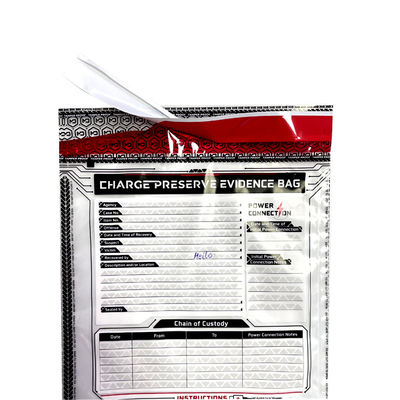 Saco de dinheiro de prova cor personalizada para segurança Saco bancário à prova de adulteração e colectio