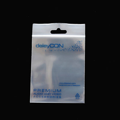 Material LDPE Jóias personalizadas Pequeno saco de ziplock reutilizável com certificação SGS65