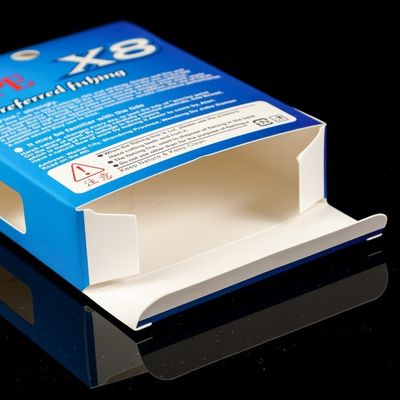 Caixa de engrenagem de pesca Laser Cartão de papel de prata Attrezzi Da Pesca Caixa de embalagem para alimentos do mar