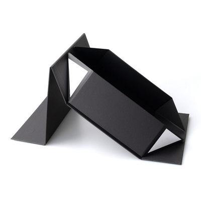 Flap Custom Matte Black Luxury Foldable Hard Paper Caixa Magnética Fechável de Presente para Presentes