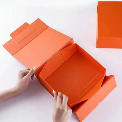 Flap Custom Matte Black Luxury Foldable Hard Paper Caixa Magnética Fechável de Presente para Presentes