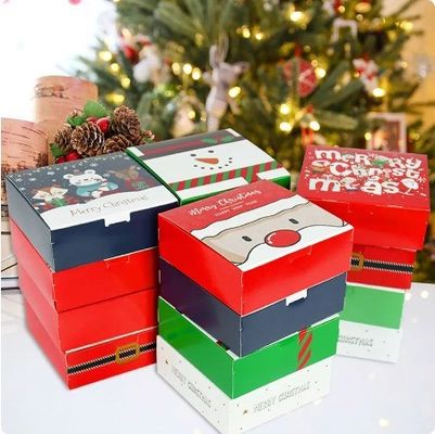 Decoração de Natal Caixas de embalagem de presentes de doces de chocolate Ideal para seus presentes de férias