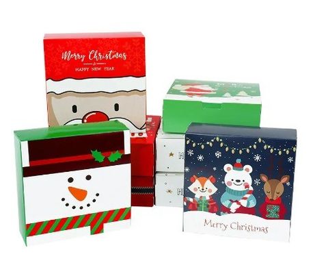Decoração de Natal Caixas de embalagem de presentes de doces de chocolate Ideal para seus presentes de férias